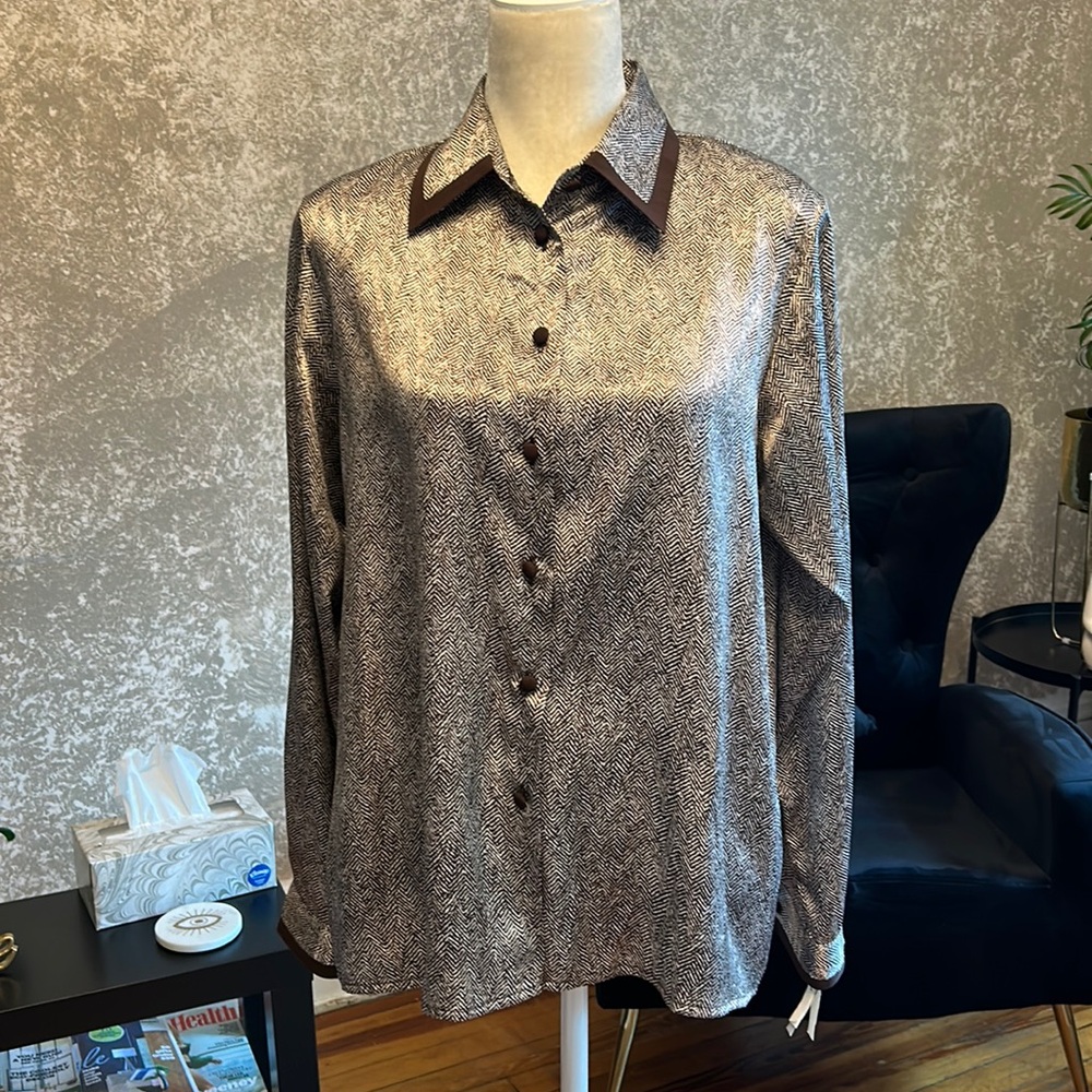 NWT yves St clair button down shirt